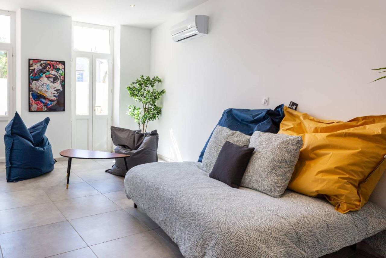 MaxBnb - CLIMATISÉ - Grand Studio 37m2&terrasse 30m2 - Est Tolón Exterior foto